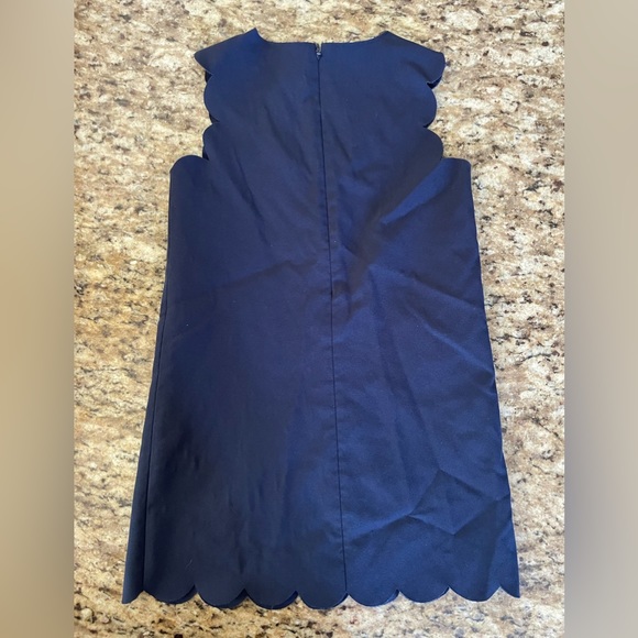 Crewcuts (JCrew) size 5 Navy Scallop Edge Dress - Picture 3 of 3